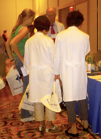 science researchers in marketplace