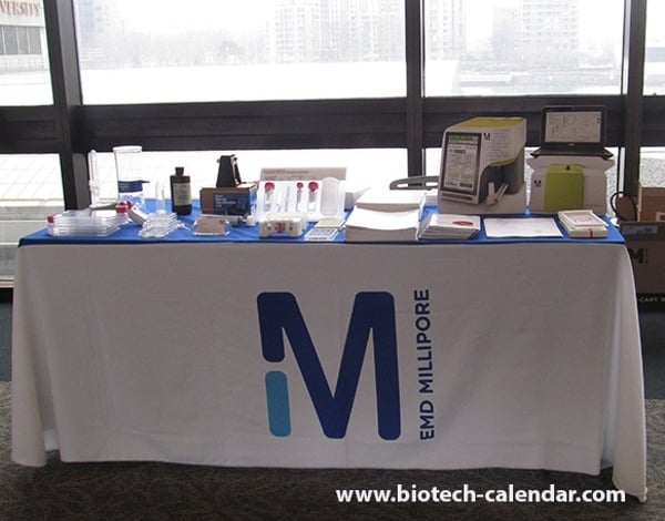 EMD Millipore Lab Americas Display of Bioscience Tools Ready for Rockefeller University Spring BioResearch Product Faire™ Event