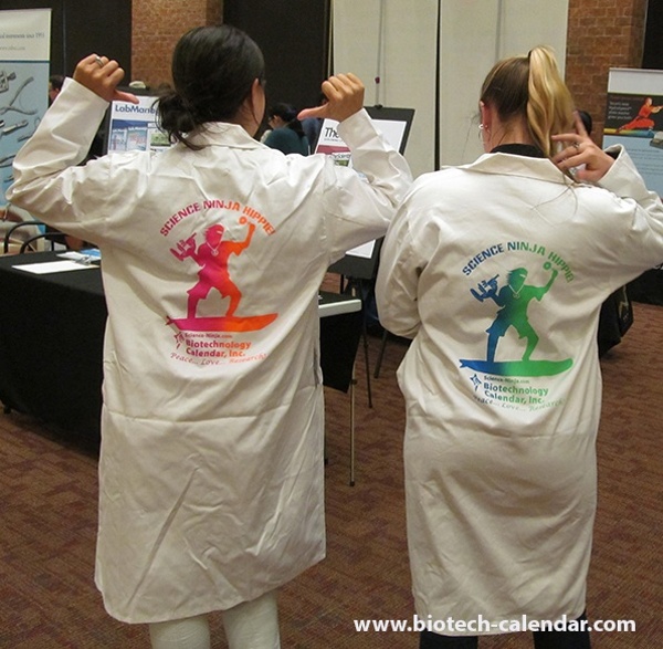 Free Lab Coats Modeled at Thomas Jefferson University, Philadelphia BioResearch Product Faire™ Event