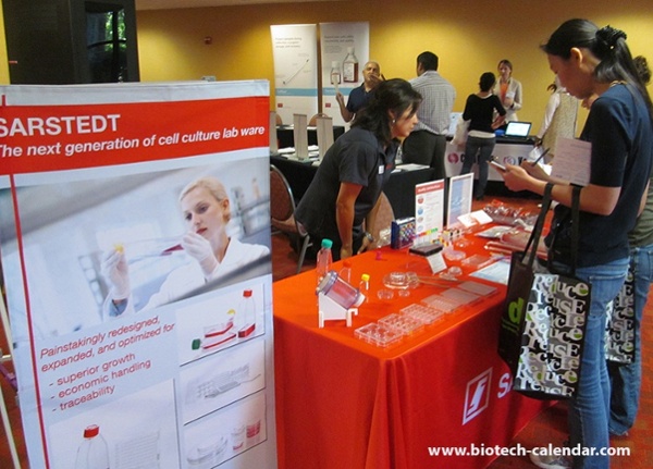 Sarstedt, Inc. Lab Equipment Display at University of California, Davis Medical Center BioResearch Product Faire™ Event