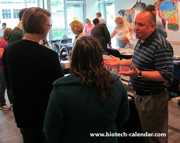 Scientists learn about new information and lab services at University of Wisconsin BioResearch Product Faire™ event