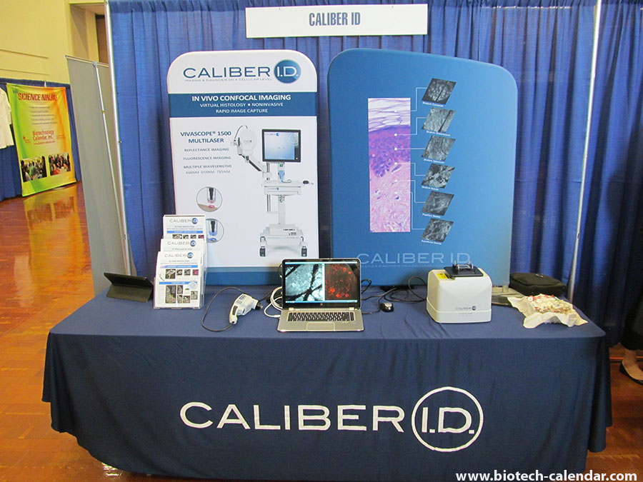 Caliber ID's new high tech product on display for researchers at the BCI event at UC San Diego.